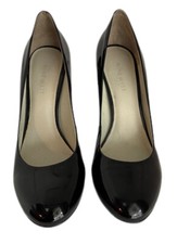 Nine West Caress Black Patent Leather Pumps 6.5 M Classic Dress Work Shoes