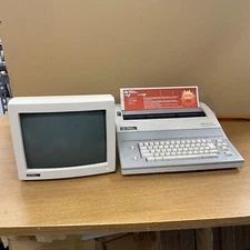 Smith Corona  PWP 3700 Personal Word Processor  With 12” HRM2 Monitor - Untested