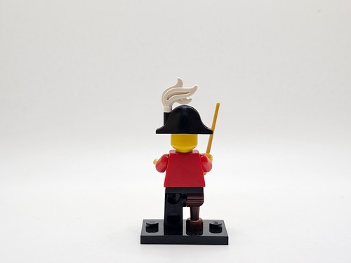 LEGO minifigura Capitán Pirata col08-15 CMF Serie 8 clavijas pierna espada gancho pluma - Imagen 3 de 4