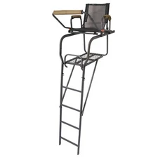 Lightweight Portable Hunting Tree Stand Ladder& Shooting Rail Climbing Mesh Seat