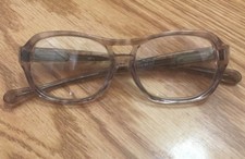 Vintage Eyeglasses Liberty USA KP-1 Grayish Plastic Frame lenses 45   15 130