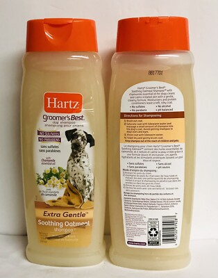 2-Pack Hartz Groomer's Best Dog Shampoo Extra Gentle ~Soothing