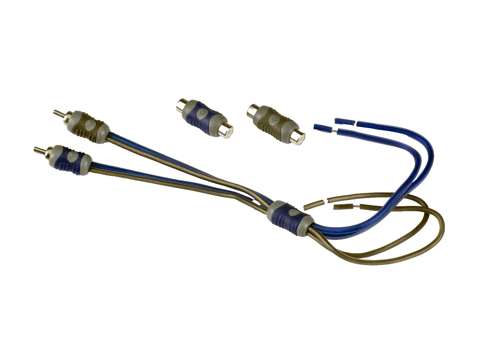 KICKER 2 Channel Car Audio & Video Interconnect Cables