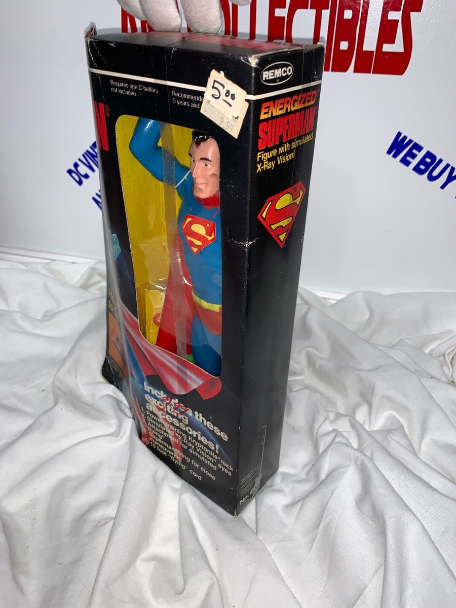 Vintage 1979 Remco Energized Superman X-Ray Figure Toy Doll