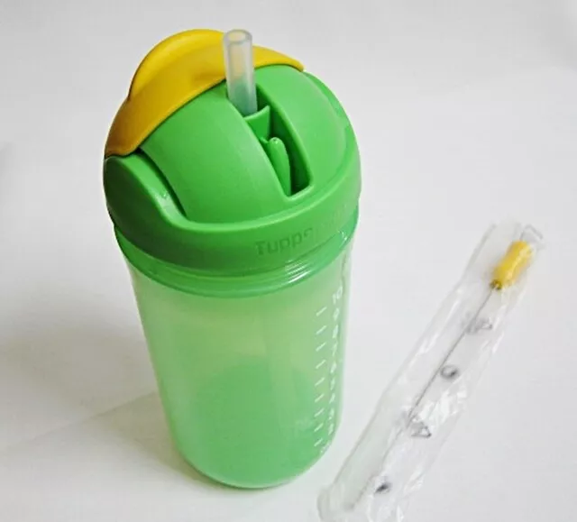 New Tupperware Baby Toddler Training Sippy Cup 350ml Straw Tumbler