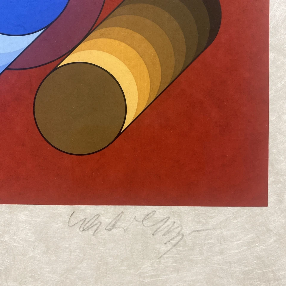 Victor Vasarely "Oslop 3" handsigniert und nummeriert - Bild 3 von 4