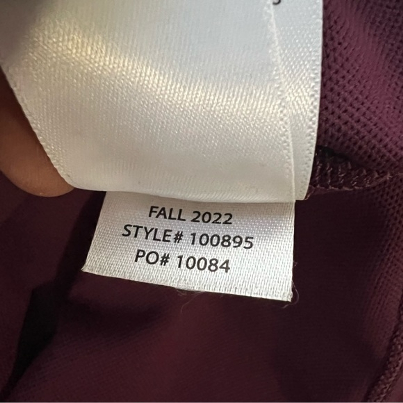 Rhone Session Quarter Zip Pullover Grape Wine Siz… - image 6