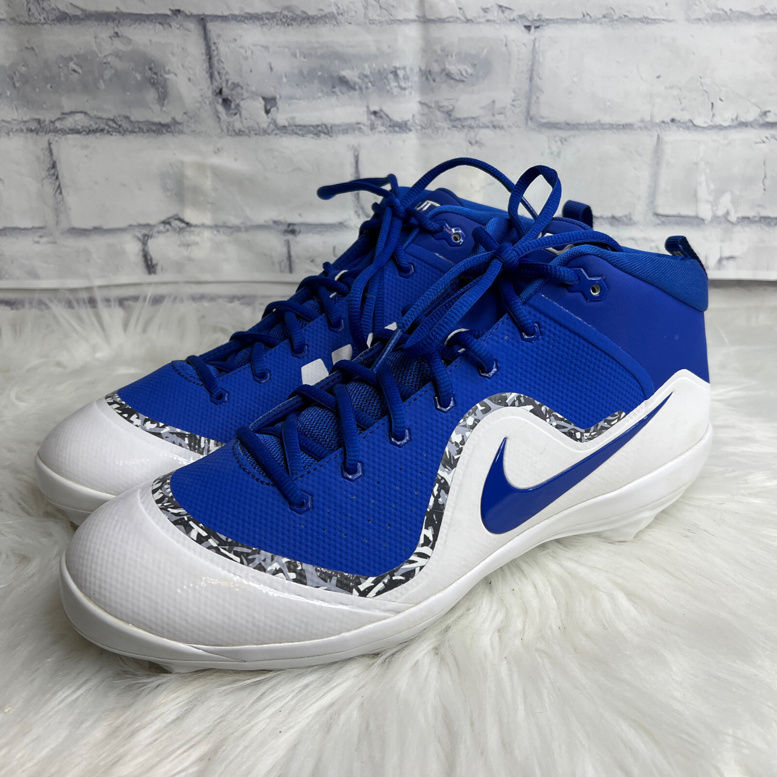 Nike Force Air Trout 4 Pro Metal Baseball Cleat Blue Men Size 12 917920