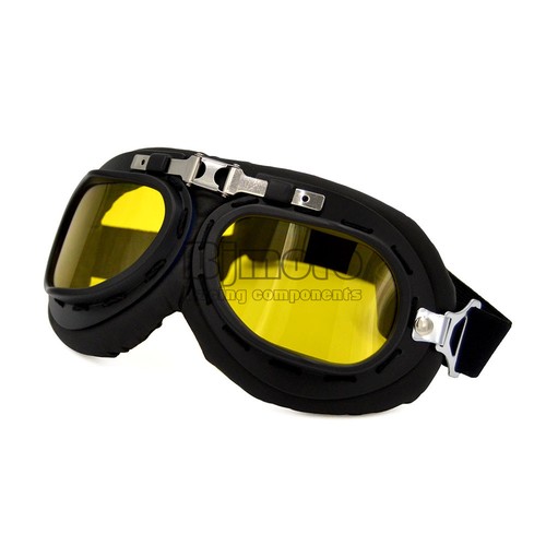 Aviator Pilot Cruiser Motorcycle Bicycle Scooter ATV Goggles Eyewear Glasses - Foto 24 di 26