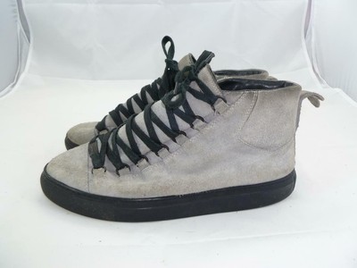 balenciaga arena suede grey