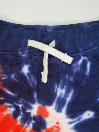 Polo RALPH LAUREN Boys 4T SHORTS Tie Dyed Fleece RED WHITE BLUE 4th of July USA - Picture 4 of 22