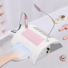5 In 1 Timing Nail Lamp Nail Dust Collector Dry Nail Gel Nail Drill Hand Rest