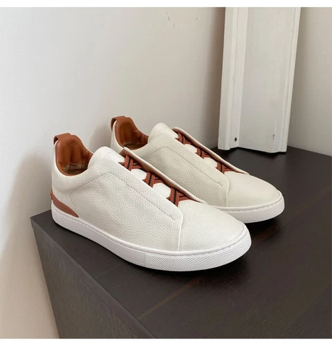 Sneakers uomo pelle traspirante taglia 39-45 - Foto 18 di 30