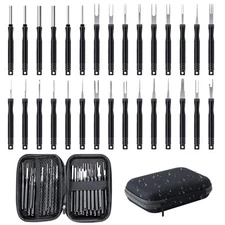 30Pcs Terminal Pin Removal Tool Kit Extractor Electrical Wire Connector Release