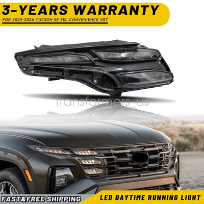 #ad For 2025 2026 Hyundai Tucson LED DRL Daytime Running Light Right Passenger Side $315.59