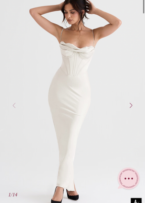 corset bodycon maxi dress Cosmic Scoop Back Sequin Knit Mini Dress Silver L main image 0