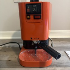 Baby Gaggia 1970s Espresso Machine Italy Orange 11093