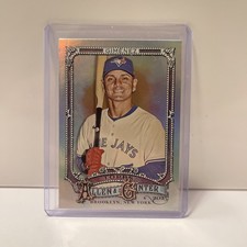 2025 Topps Allen & Ginter Andres Gimenez #94 Silver Portrait Foil Blue Jays