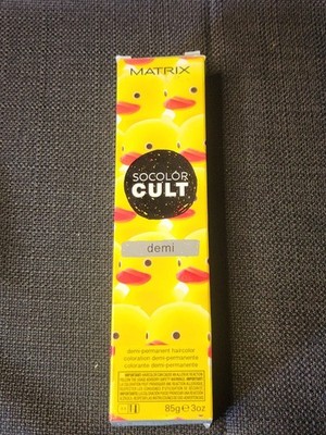 Matrix SoColor Cult- Lucky Duck Yellow- Demi Permanent Hair Color- 3 oz x3 Boxes