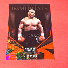 Mike Tyson .. 008 / 275 IMMORTALS RED FIREWORKS .. 2025 Combat Anthology Card 15