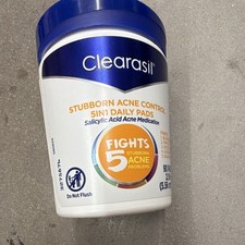 Clearasil Stubborn Acne Control 5-in-1 Daily Pads Salicylic Acid 90 Pads