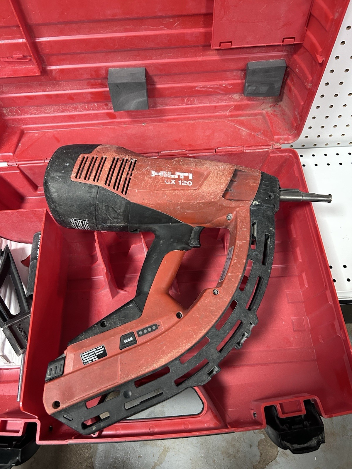 Hilti GX 120 Gas Powered Actuated Fastener Nail Gun
