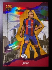 2025 Daka FC Barcelona Set Soccer Top of the World Purple /175-Javier Mascherano