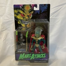 NEW Vintage 1996 Mars Attacks Supreme Commander Action Figure with Power Shield