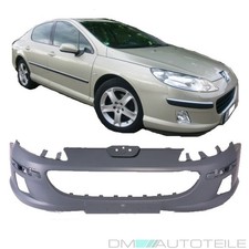 Peugeot 407 Sto&szlig;stange vorne grundiert 04-08 ohne SRA Limo Kombi f&uuml;r Nebel NEU