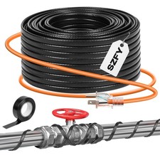 3FT 200FT Heat Tape for Water Pipes, -40 F Deicing Cable,Pipe 6FT, Black