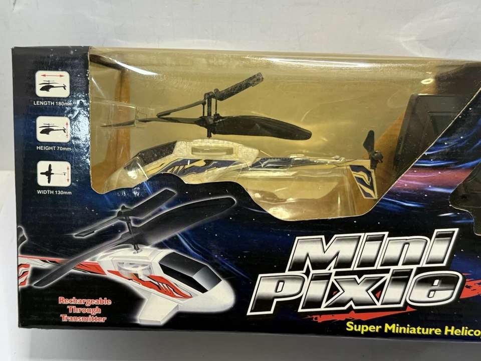 New Mini Pixie Wireless Super Miniature Micro Indoor Outdoor RC Helicopter NIB - Image 3 of 4