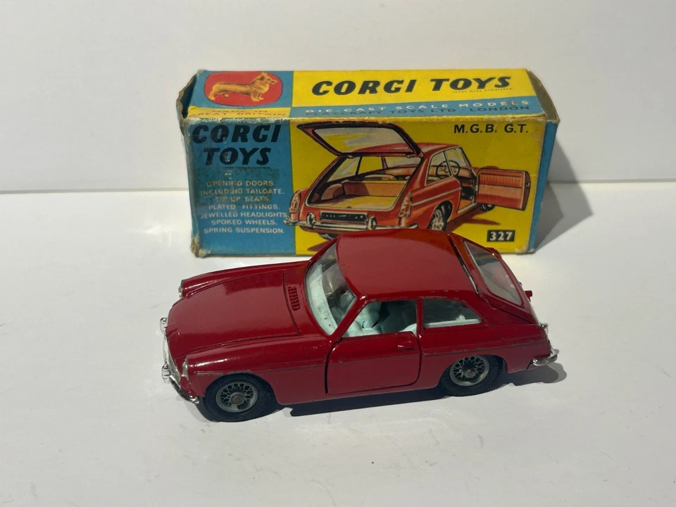 Corgi Toys 327 MGB.GT 327 Boxed, Original, Vintage, Rare. - Image 4 of 4