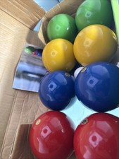 Vintage Lucio Londero Italian Bocce Ball Set Made In Italy