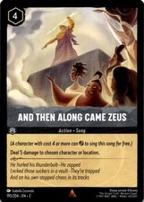 And Then Along Came Zeus NM Rare Into the Inklands Lorcana