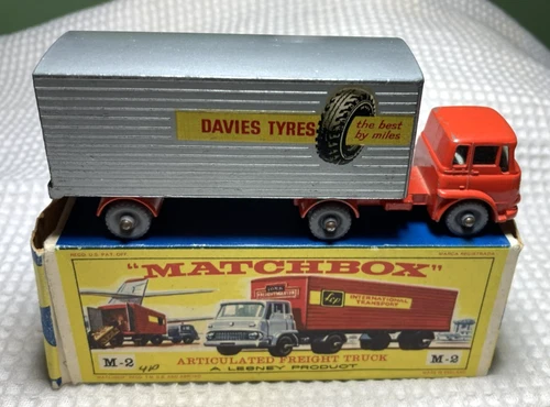 Matchbox/Lesney Major Pack #M-2B BEDFORD TRACTOR & YORK TRAILER, w/box, Exc.!