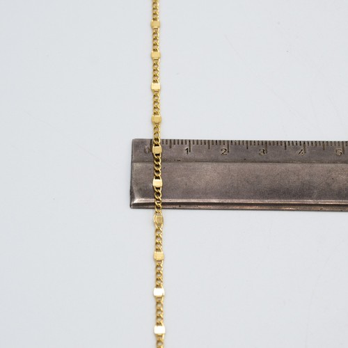 18kt Yellow Gold 750 Men/Women 18kt Yellow Gold Necklace E.641 - Picture 3 of 7