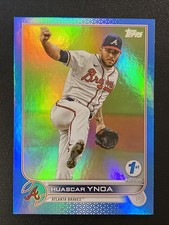 2022 Topps Series 1 1st Edition - Huascar Ynoa #3 BLUE 5/5 Braves Bookend