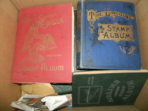 WORLD SORTER IN LARGE 8KG BOX (STAMPS IN ALBUMS/PACKETS/PAGES ETC.) - Picture 22 of 24