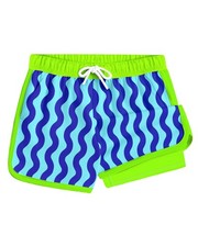 2 in 1 Boy's Swim Trunks Quick Dry Bathing Suits High Visibility Board Shorts...