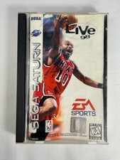 NBA Live 98 Sega Saturn CIB Complete w/ Manual Long Box Tested Works