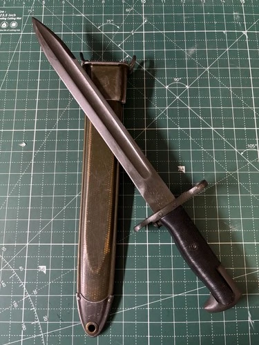 WW2 US Military Rare OL Oneida Limited M1 Grand Bayonet 1943