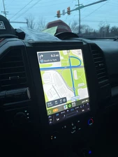 for Ford F250 Radio Upgrade 2015 2016 2017 2021,12.8inch QLED Touch Screen Stere