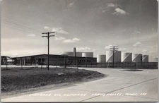 SPRING VALLEY, Minnesota Real Photo RPPC Postcard "STANDARD OIL COMPANY" c1940s