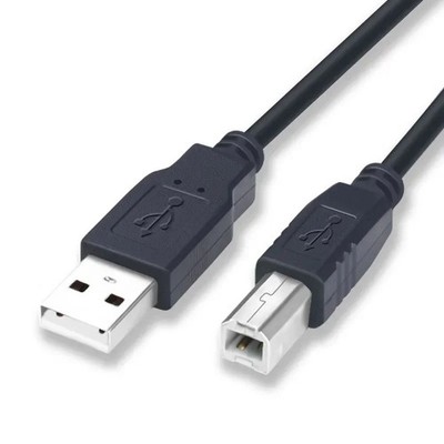 USB 2.0 A to B Male Printer Cable High Speed Canon HP Epson Brother 1M