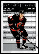2023-24 Upper Deck Stat Box Fillers Tim Stutzle Rookie Ottawa Senators #SB-5