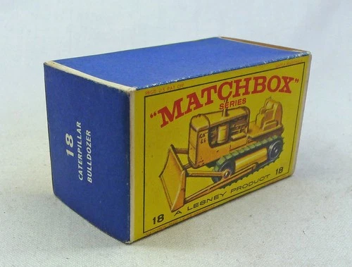 Lesney Matchbox Toys MB18d Caterpillar Bulldozer ORIGINAL Empty E1 Type Box