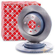 FEBI BILSTEIN 2x BREMSSCHEIBE VORNE VOLL Ø259 FÜR RENAULT TWINGO 1 2 1.2 BJ 96-