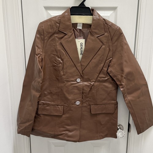 Damen CHADWICKS of Boston braune 100 % Lederjacke Größe 10 neu/alter Bestand - Bild 3 von 10