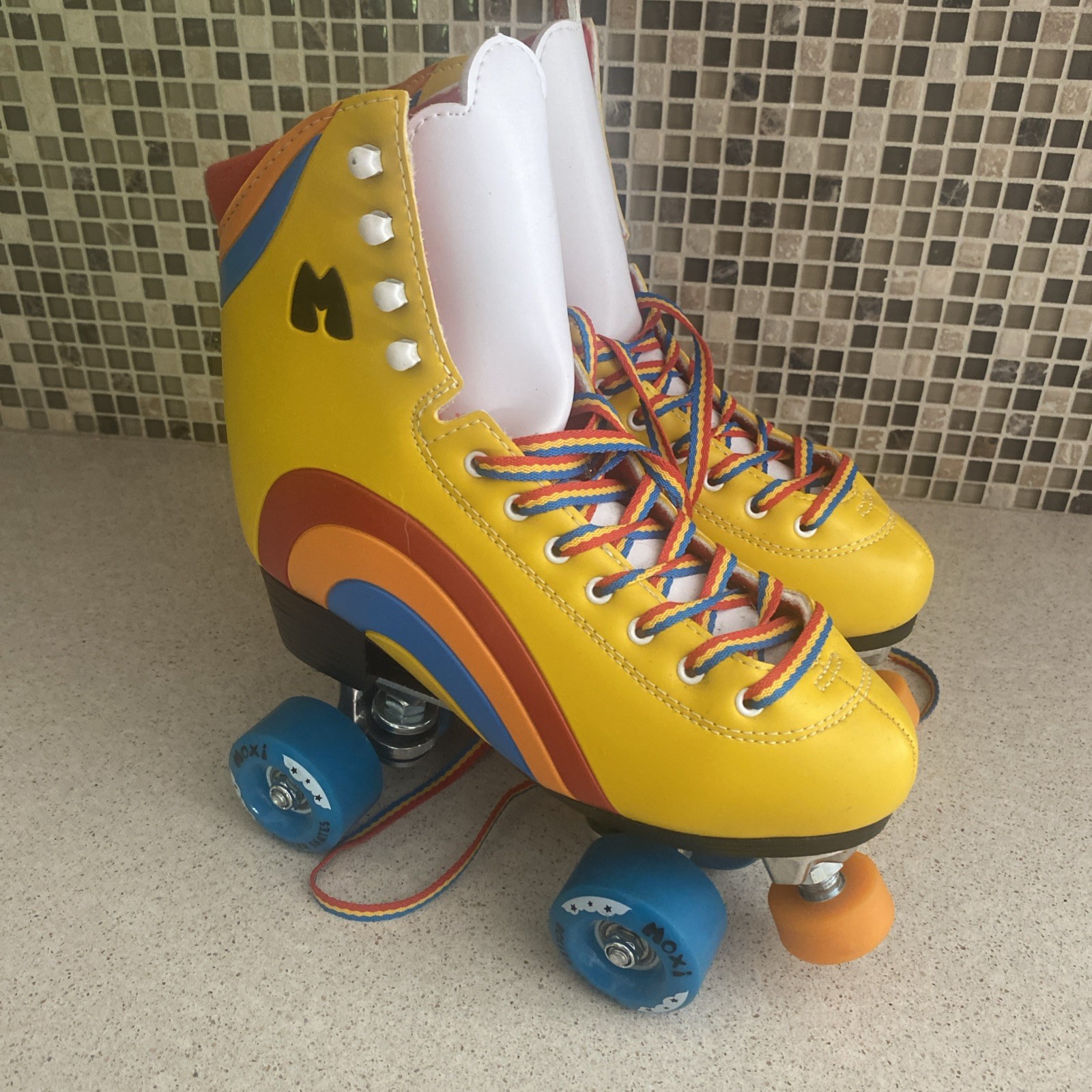 Yellow Size 8 Worn Once Excellent Condition