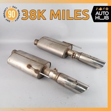 00-04 Aston Martin DB7 Vantage Left & Right Side Exhaust Mufflers Set OEM 38k